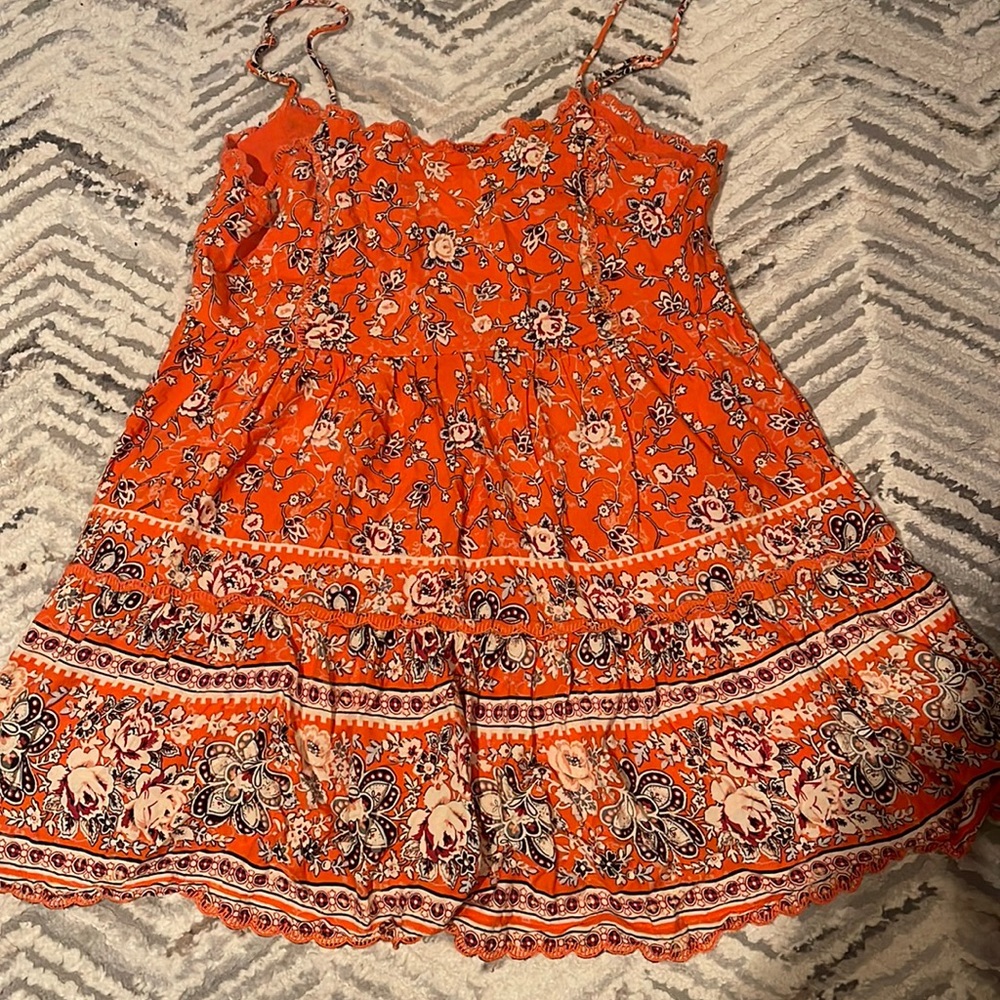 Urban Outfitters Floral Summer Dress 🌸 🧡